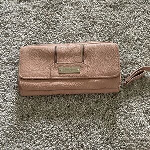 Jessica Simpson Pink Clutch Wallet